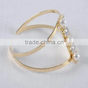 Belly Dance Costume Accessories Oriental Armwear Pearl Bracelet Adjustable Cuff Quality Choice thumbnail-4