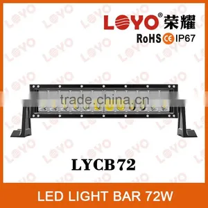 Only Sale 72W Offroad LED Working Lights for ATV UTV Curved LED Bar thumbnail-1