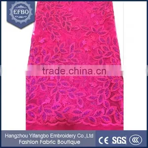 High Quality French Lace With Sequins Embroidery George for Party Dress Quality Choice thumbnail-3
