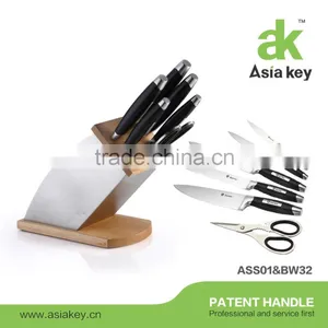 High Quality 7 Pcs Kitchen Knife Block Set With Super Sharp Edge thumbnail-1