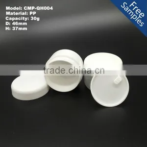 China Wholesale 30g Empty Cylinder Plastic pp Cosmetic Cream Jars thumbnail-1
