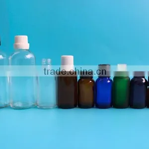 Transparent 100ml Essential Oil Bottle Plastic Screw Cap thumbnail-4