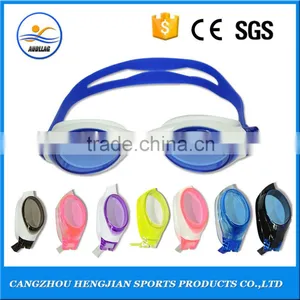 Factory Direct Custom Diving Swimming Safety Anti Fog Waterproof Silicone Underwater Goggles for Glasses thumbnail-1