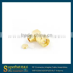 Vhf Antenna Sma SMA Solder Plug Right Angle Connector For .141'' Cable thumbnail-1