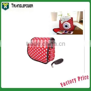 Fujifilm Instax Mini8 Camera Protect Case Bag White Dot(Red) thumbnail-1