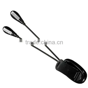 Flexible LED Booklight With Clip For EBook Computer Reading Light With 4 LED Bulb thumbnail-2
