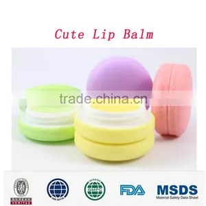 Best Christmas Gift Macaron Sweet Dessert Shape Lip Balm With Your Own Brand thumbnail-4