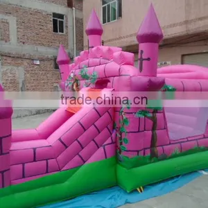 Hot Princess Inflatable Combo Bouncer thumbnail-2
