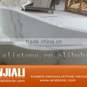 Freestanding Home Decor Egyptian Marble Bath Tub thumbnail-1