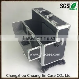 Large Black Aluminum Trolley Case thumbnail-5