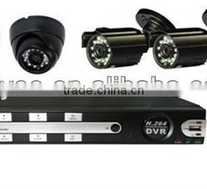 DVR-6404KS 4CH CCTV DVR Home Surveillance Security System 2 Outdoor & 2 Indoor IR Camera thumbnail-1