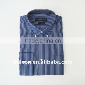 Chinese Factory Processing Men's Fashion 100% Cotton European Business Shirt thumbnail-1
