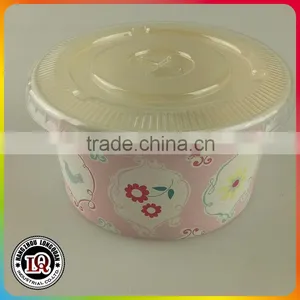 Disposable Ice Cream Paper Bowl With Flat Lid Quality Choice thumbnail-1