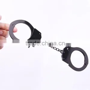 New Funny Custom Metal Chain Handcuffs, Black Ankle Cuff thumbnail-1