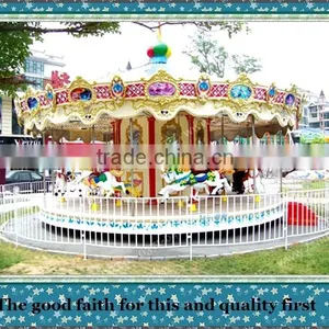 More Than 10 Years Experience in Top Quality Amusement Park Kiddie Rides Luxury Carousel thumbnail-2