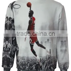 Custom Sublimation High Quality Crewneck Sweater,men Pullover Sweatshirts thumbnail-2