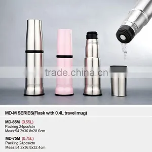 Stainless Steel Vacuum Flask With Cover thumbnail-1