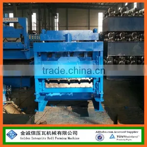 Glazed Tile and IBR Sheet Double-layer Roll Forming Machine thumbnail-1