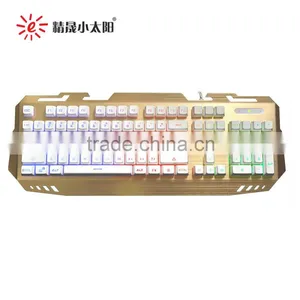 2016 Hot Sell Colorful LED Lighting Usb Wired Mechanical Gaming Keyboard thumbnail-1