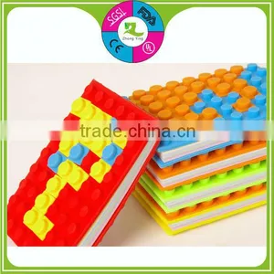 Silicone Blocks Cover Notebook thumbnail-1