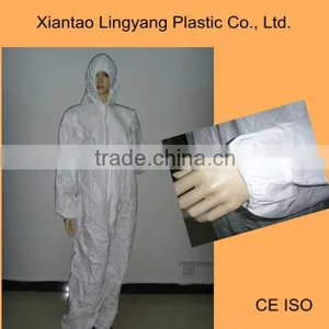 Heavyweight PP Disposable Protective Coveralls Overalls thumbnail-1