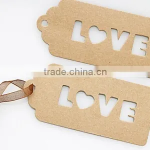 Recycled Kraft Paper Hang Tags for Lady's Clothing thumbnail-5