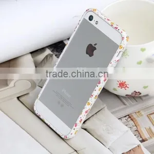 Lovely Country Style For Iphone6 Bumper Case Two Parts With Pastoralism Broken Flower thumbnail-1