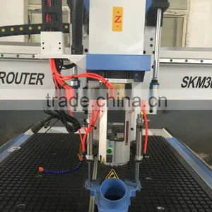 ATC Woodworking Cutting Machine With Eight Tools Holder and Vacuum Table thumbnail-3