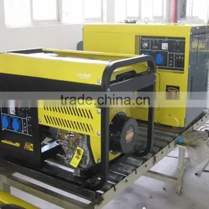 3 Year Warranty High Output 230A Digital Welding 13HP Gasoline Generator Set thumbnail-2