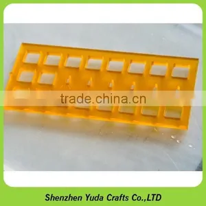 Modern Art Milling Acrylic Parts Plastic Fabrication With Precision Milling Finish thumbnail-3