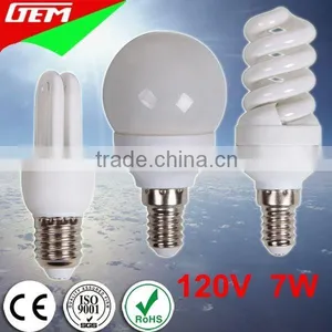 2700-6500K Energy Saving CFL 120V 7W Light Bulb From HangZhou Factory thumbnail-1