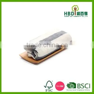 Wholesale High Quality Japanese Style Bamboo Wood Towel Serving Plate thumbnail-1