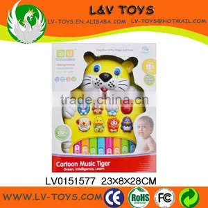LV0151575 B/O Spanish English Baby White Organ With IC Light Music Sound thumbnail-3