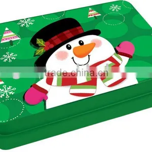 Christmas Tin Box, Christmas Tin Can, thumbnail-1