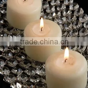 Wedding Table Decoration Crystal Plates Beads Leaf Type for Wedding Party Supplies thumbnail-2