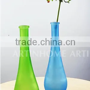 Royal Blue Mini Glass Vases Wedding Centerpiece thumbnail-4