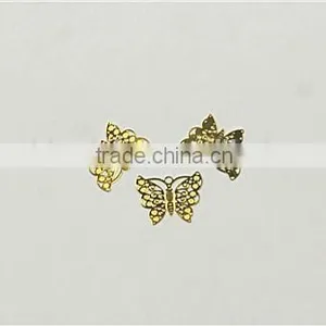 Gold Plated Cooper Butterfly(50pcs/bag) thumbnail-1