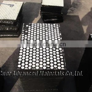 92% Al2o3 Ceramic Rubber Chute Lining,High Wear Resistant Ceramic Rubber Liner thumbnail-1
