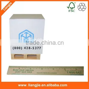 Custom Memo Paper Cube ,wooden Pallet Memo Cube thumbnail-1