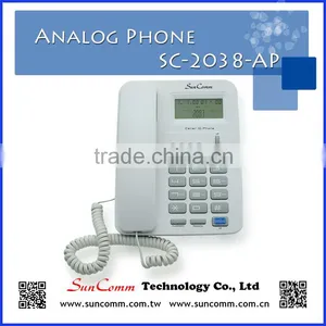 SC-2020-AP SunComm Dual System Analog/Caller ID/landline Phone With FSK/ DTMF, Big Button thumbnail-1