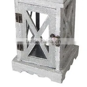 Stand Derorative Wood Candle Lanterns thumbnail-5