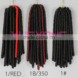 Soft Dreadlock Hairs Hair Piece in Bulk for Black People thumbnail-1