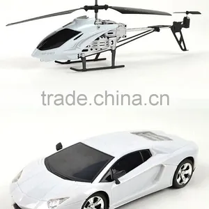 2 IN 1 3CH RC Helicopter With Gyro & 4CH RC Car thumbnail-4