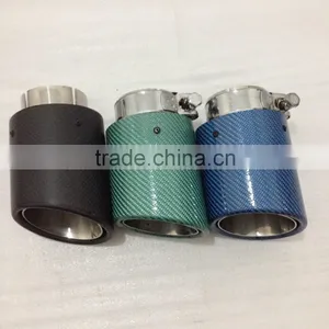 High Quality Colorful Carbon Fiber Exhaust Tip With Factory Price thumbnail-6