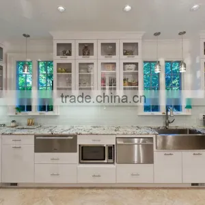 White Lacquer Hangzhou Kitchen Cabinets Remodeling Manufacturer thumbnail-4