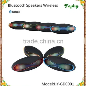 2015 New Hot Bluetooth Speakers Football Rugby With LED Light Wireless Stereo Subwoofer Built-in Microphone Outdoor Speaker thumbnail-1