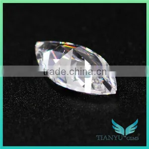 Hot Sale Free Samples Synthetic CZ Stone Wholesale 6*12 White Heat Marquise Cut Loose Cubic Zirconia Price thumbnail-4