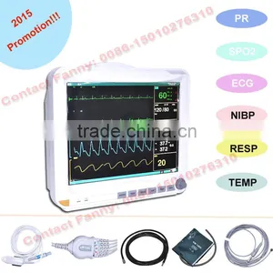 2016 Promotion!! 12-Inch 6-Parameter Patient Monitor /BP Monitor/ECG Monitor RPM-9000E thumbnail-1