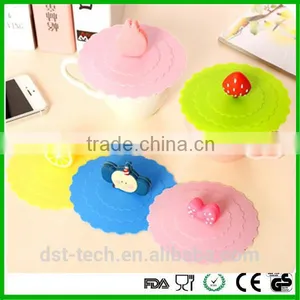 Silicone Cup Lid Animal Hot Water Bottle Cover Coffee Cup Lid thumbnail-1
