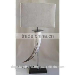 Ox/cow/buffalo/ram Horn Lamp Home Internel Decoration Maufacturing India thumbnail-1